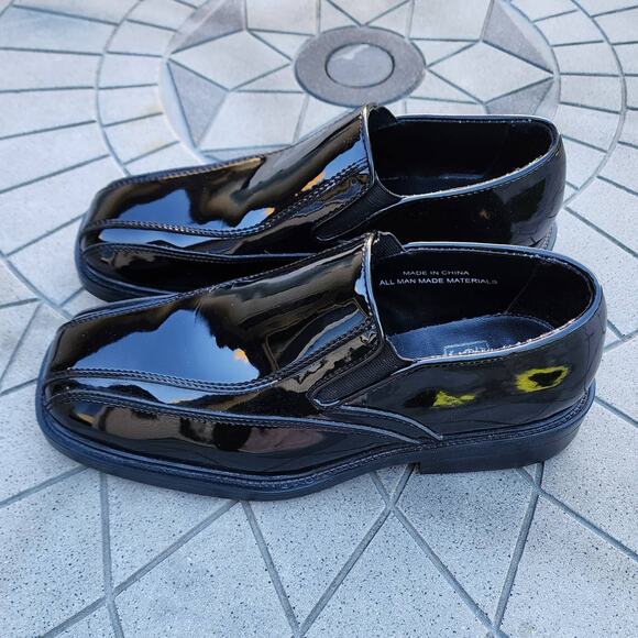 After Six Glossy Patent Faux Leather Dress Shoes 8 - Picture 8 of 8